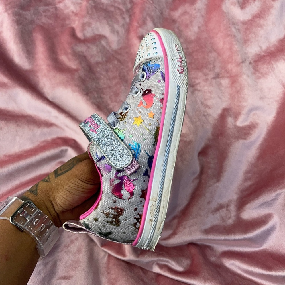 Sketchers Twinkle Toes Light Up Sneakers Girls